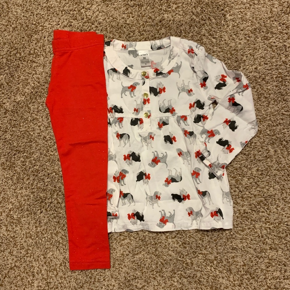 Carter’s 3T adorable doggy outfit